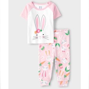 NWT PJ Place The Children’s Place 3T  Easter Bunny Pajama Set